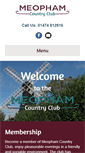 Mobile Screenshot of meophamcountryclub.com